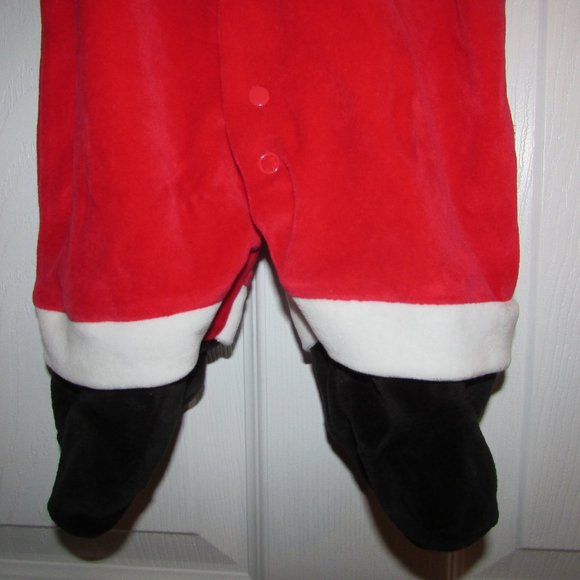 Little Me Santa Suit and Hat Sz 3 mos - Picture 8 of 11